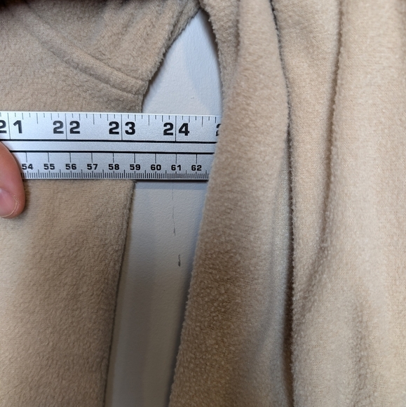 Vintage Ducks Unlimited Beige Tan Fleece Button Down Shirt Shacket Mens Large - Picture 3 of 6